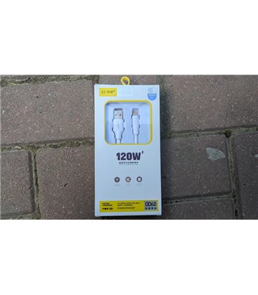 Кабель для зарядки iPhone мощный 120W USB Lighting (19300)