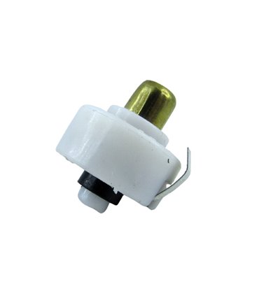 Кнопка для фонаря белая с фиксатором 20мм (18706)