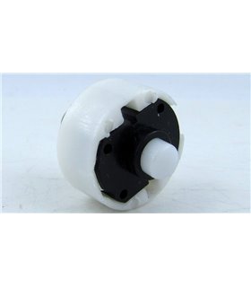 Кнопка для фонаря белая с фиксатором 20мм (18706) Кнопка для фонаря белая с фиксатором 20мм (18706)