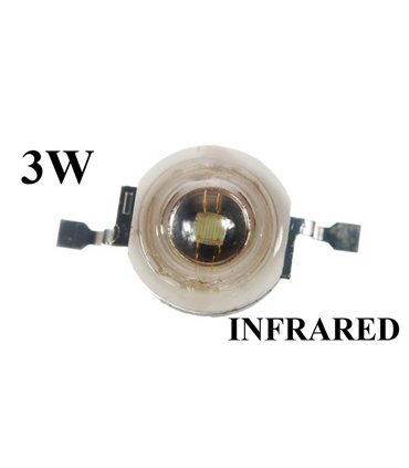 Инфракрасный светодиод LED 3W 1.6-2.2V 700mA 730nm 300-380mW (15340)