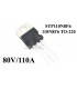 Транзистор гироскутера STP110N8F6 110N8F6 MOSFET N-CH 80V 110A TO-220 (15402)