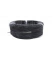 Изолированный кабель многожильный силикон 24AWG UL3239 3kV 180C черный 1м (14860)