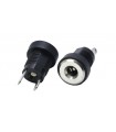 Разъем питания DC DC-022B 3.5*1.3 с гайкой (17846) Разъем питания DC DC-022B 3.5*1.3 с гайкой (17846)