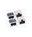 Разъем гнездо RJ45 SP32 8P8C с подсветкой (18153) Разъем гнездо RJ45 SP32 8P8C с подсветкой (18153)