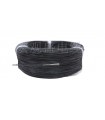 Силиконовый кабель высокотемпературный 3239 20AWG черный 0.5mm 3kV 1метр (15582)