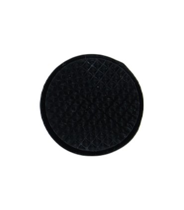 Водонепроницаемая защита кнопки 15.2мм силикон черный цвет (18727)