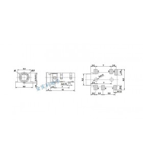 Разъем под пайку PJ342B 6pin (12851)