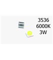 LED светодиод 3W 3536 6000K 220Lm SMD (15037)
