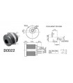 Разъем питания DC-022 DC022 5.5*2.1mm под монтаж в корпус (17183) Разъем питания DC-022 DC022 5.5*2.1mm под монтаж в корпус (17183)