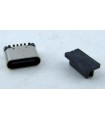 Разъем Type C с заглушкой 6pin 6.8мм для быстрой зарядки (18742) Разъем Type C с заглушкой 6pin 6.8мм для быстрой зарядки (18742)