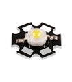 Светодиод LED на радиаторе 3W 3000-3200K теплый (17136)
