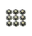 Светодиод LED на радиаторе 3W 3000-3200K теплый (17136)
