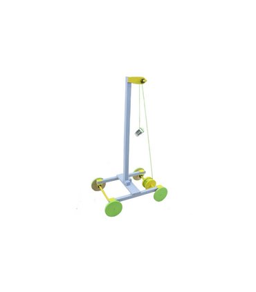 STEM-конструктор механическая движущейся тележка, которая приводится в движение силой земного притяжения (16456)