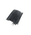 Изолированный кабель многожильный 26AWG UL1007 черный 80мм 10шт (15305)