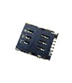 Держатель карты micro SIM-карты 6pin откидной слот (18497) Держатель карты micro SIM-карты 6pin откидной слот (18497)