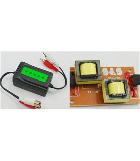 Автомобильный аудио фильтр SS-002 шумовой фильтр 12V (15922)