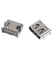 Разъем гнездо Type C 6pin USB-3.1 SMD (18143) Разъем гнездо Type C 6pin USB-3.1 SMD (18143)