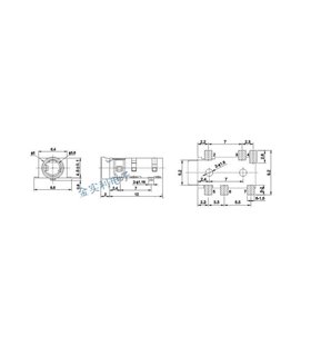 Разъем под пайку PJ342B 6pin (12851)