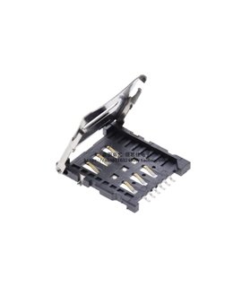 Разъем для сим-карты микро micro sim push sim (14512)