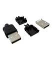 Штекер USB разборной в корпусе под кабель (16067) Штекер USB разборной в корпусе под кабель (16067)