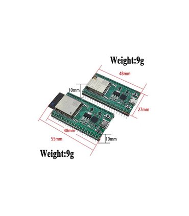 Плата разработки ESP32 DevKitC WROOM-32U с IPX (16843)