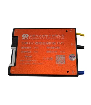 Плата защиты заряда разряда BMS Daly Li-Ion 36V 30A 10S 80*60*12mm (17164)