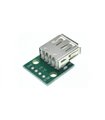 Адаптер USB DIP 4-Pin 2.54mm на плате (10107) Адаптер USB DIP 4-Pin 2.54mm на плате (10107)
