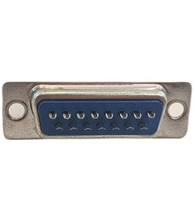 Монтажный разъем под кабель DB15 Female (19374)