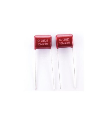 Пленочный конденсатор CBB22 104J400V 100nF 400V (17092)