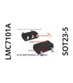 Микросхема стабилизатор напряжения LMC7101A sot23-5 (15683) Микросхема стабилизатор напряжения LMC7101A sot23-5 (15683)