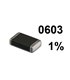 Резистор SMD 0603 2K 1% 25шт (13306)