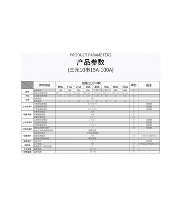 Плата защиты заряда разряда BMS Daly Li-Ion 36V 30A 10S 80*60*12mm (17164)