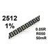 Резистор шунт SMD 2512 0.05R R050 50mR 50мОм 1% 1W (15437)