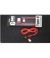 Кабель зарядки телефона планшета силиконовый угловой VPB USB to Type C (15624)
