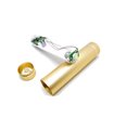 Power Bank павербанк 1*18650 с фонариком LED 3W золотой (15477) Power Bank павербанк 1*18650 с фонариком LED 3W золотой (15477)