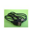 Кабель data mini USB 10мм 80см удлинённый (11201)