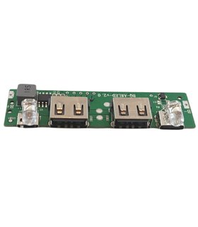 Плата Power Bank с индикатором 5V USB DIY (19384)