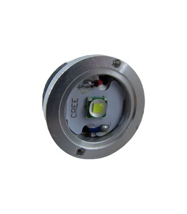 Светодиод с держателем фитиль фонарика 22.7мм T6 7W белый цвет (18715)