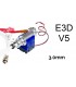Комплект экструдер E3D V5 под нить 3.0mm длинный с трубкой и вентилятором (16338)