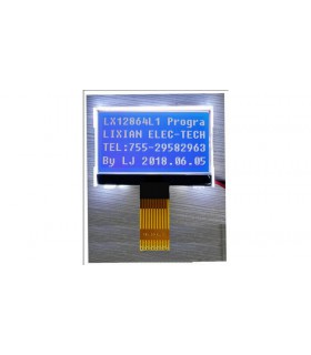 Дисплей LCD LX12864L1 LX12864P1 53*40мм синий (16371)