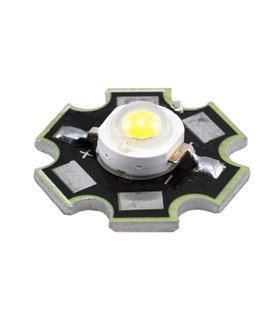 Светодиод LED на радиаторе 3W 6000-6500K белый (17137) Светодиод LED на радиаторе 3W 6000-6500K белый (17137)