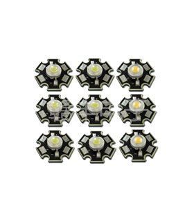 Светодиод LED на радиаторе 3W 6000-6500K белый (17137) Светодиод LED на радиаторе 3W 6000-6500K белый (17137)