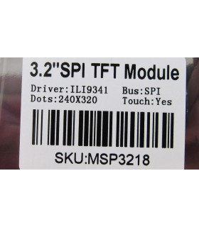 Сенсорный цветной TFT ЖК дисплей SPI 3.2 дюймы 320*240 ILI9341 (18608)