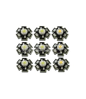 Светодиод LED на радиаторе 3W 1500-1600K красный (17138) Светодиод LED на радиаторе 3W 1500-1600K красный (17138)