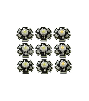 Светодиод LED на радиаторе 3W 1500-1600K красный (17138)