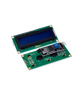 Дисплей 1602 5V синий экран с интерфейсной шиной IIC I2C (17647)