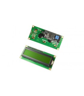 Дисплей 1602 5V зеленый экран с интерфейсной шиной IIC I2C (17648)