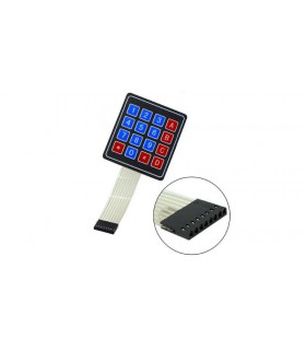 Клавиатура мембранная 4х4 матрица Arduino AVR Pic (10092)