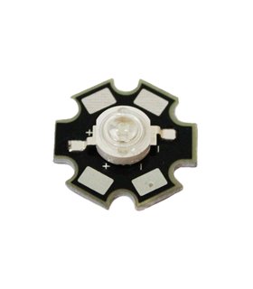 Светодиод LED на радиаторе 1W 588-590nm желтый (17133) Светодиод LED на радиаторе 1W 588-590nm желтый (17133)