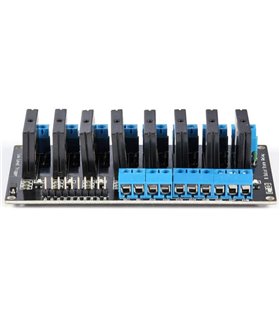 Модуль реле твердотельного 8-канальный на G3MB-202P 5V 2A (17525)